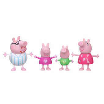 Peppa Pig Peppa\'s familie in pyjama