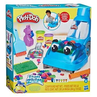 Play-Doh Zoom Zoom stofzuiger en opruimset