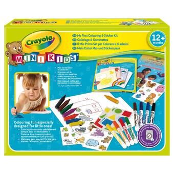 Crayola Mini Kids - Kleur- en plakset