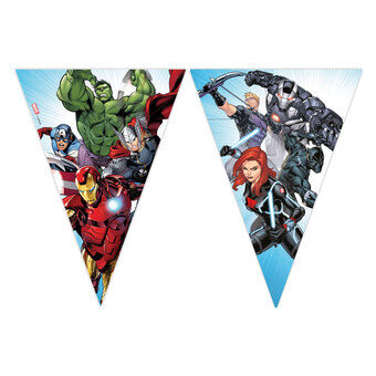 Papieren vlaggenlijn FSC Avengers Infinity Stones, 3 meter.
