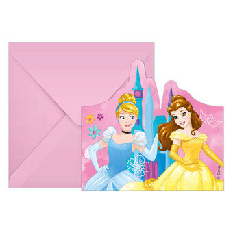 Uitnodigingen en enveloppen FSC Disney Prinsessen Leef Jouw Verhaal