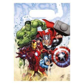 Papieren Feestzakjes FSC Avengers Infinity Stones, 6 stuks.
