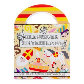 Kleurboek met Sinterklaas stickers