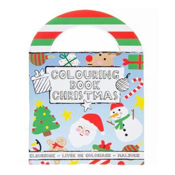 Kleurboek met stickers Kerst