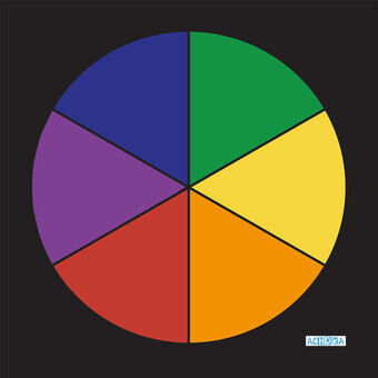 Speelkleed primaire kleur cirkel, 100x100cm