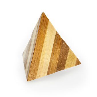 3D bamboe hersenpuzzel piramide *