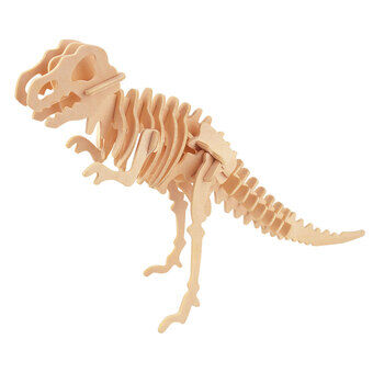 Houten Bouwpakket 3D - Tyrannosaurus van Gepetto\'s Werkplaats