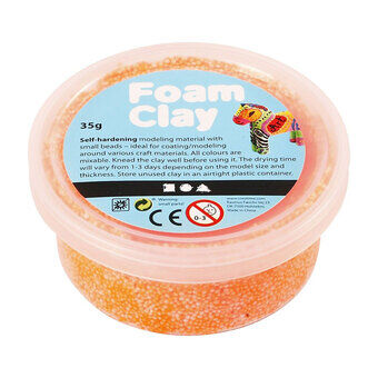 Foam Clay - neonoranje, 35gr.
