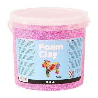 Foam Clay - Neon Pink, 560gr.
Schuimklei - Neonroze, 560gr.