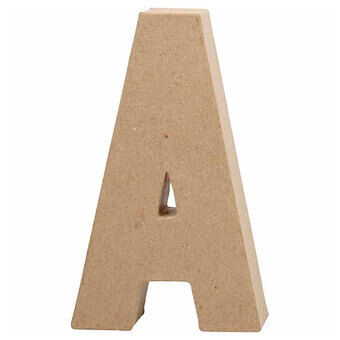Papier-maché letter - A, 20,5 cm