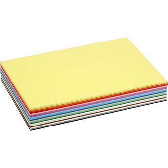 Gekleurd karton, kleur A4, 180gr, 300 vellen