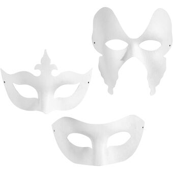 Maskers wit, 12 st.