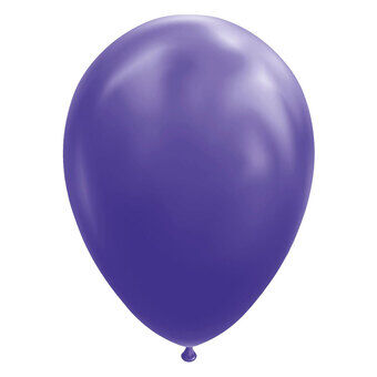 Ballonnen paars 30 cm, 10 stuks.