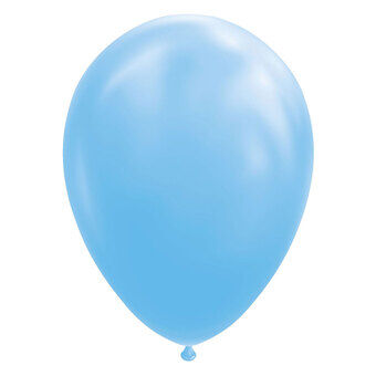 Ballonnen lichtblauw 30cm, 10 stuks.