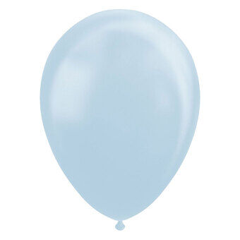 Ballonnen Parel Lichtblauw 30cm, 10 stuks.