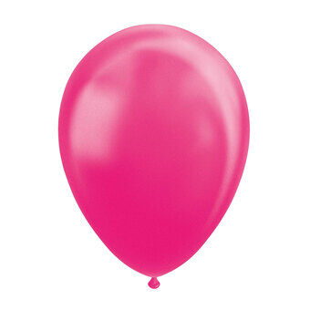 Ballonnen Parel Hard Roze 30 cm, 10 stuks.
