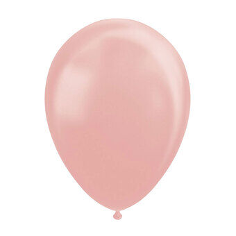 Ballonnen Parel Rose Goud 30cm, 10 stuks.