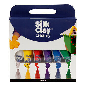 Silk Clay Romige Standaardkleuren, 6x35ml