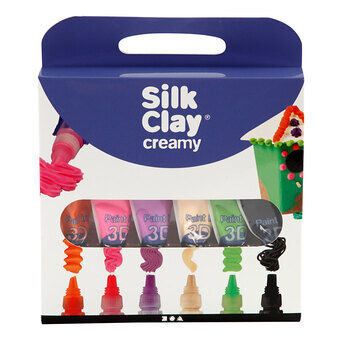 Silk Clay Crèmekleurige Extra Kleuren, 6x35ml