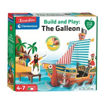 Clementoni -training - piratenboot bouwen en spelen