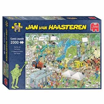 Jan van haasteren puzzel - de filmset, 2000 stukjes.