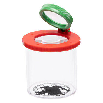 Insectenbox met speelgoedspin