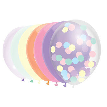 Ballonnen pastel, 10 st.