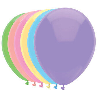 Ballonnen Pastel, 10 stuks.