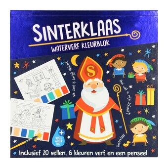 Aquarel kleurblok Sinterklaas