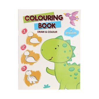 Leer een kleurboek tekenen met stickers