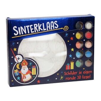 Verf je eigen Sinterklaas 3D tegel