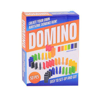 Gekleurde Domino\'s, 50 stuks.