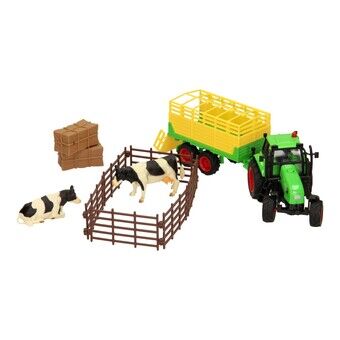 Kids Globe tractor korset met accessoires 1:32