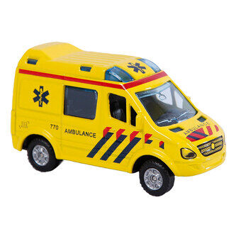 Kinderglobe die-cast ambulance nl, 8cm