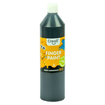 Creall Vingerverf Zonder Conserveringsmiddelen Zwart, 750 ml