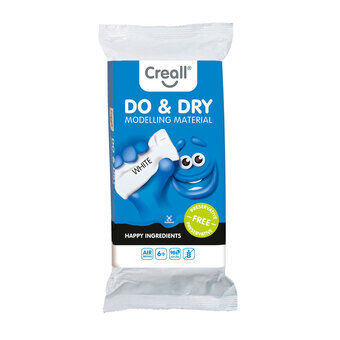 Creall Do&Dry Modelleerklei Conserveringsvrij Wit, 500gr.