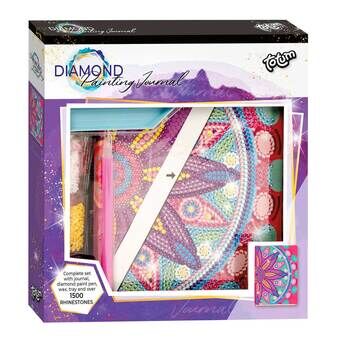 Totum Diamond Painting Dagboek - Bloemen Mandala Roze