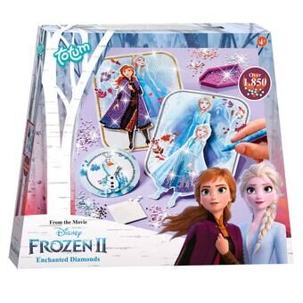 Totum Disney Frozen 2 - 3D kaarten met strass-steentjes