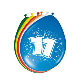 Cijferballonnen 11 jaar, 8.