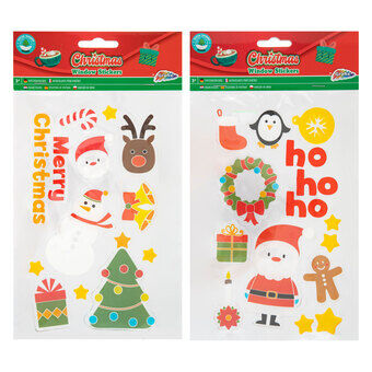 Stickers voor kerstramen