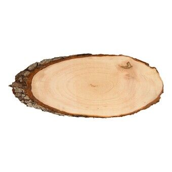 Maak je eigen naambordje houten bark, 30 cm