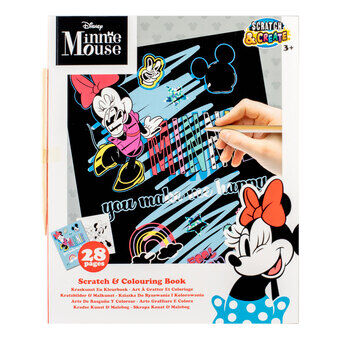 Minnie Mouse Kras- en Kleurboek