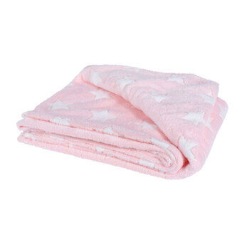 Fleece deken roze