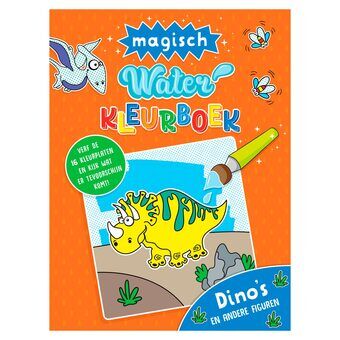 Magic Water Coloring Book - dino\'s en andere figuren