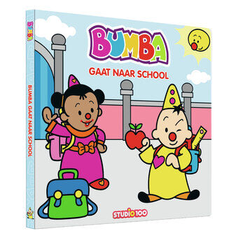 Bumba kartonnen boek - school