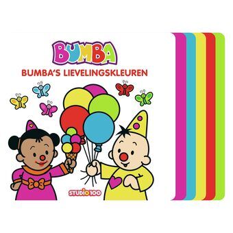 Bumba kartonnen boek met stappen - bumba\'s favoriete kleuren