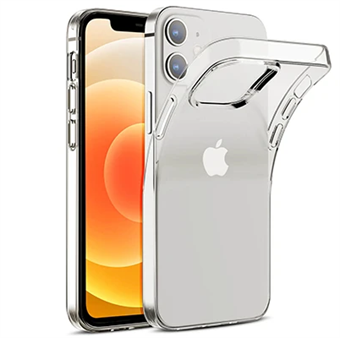 Ultradunne transparante transparante hoes voor iPhone 12 Mini