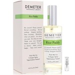 Demeter Rice Paddy - Eau De Cologne - Geurmonster - 2 ml