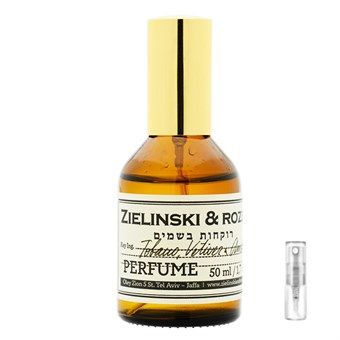 Zielinski & Rozen Tobacco, Vetiver & Amber - Eau de Parfum - Geurmonster - 5 ml