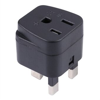 Draagbare 3-gats US naar UK Plug Adapter Travel Power Socket Converter Plug